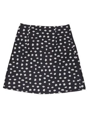 Princess Polly Black Floral Mini Skirt